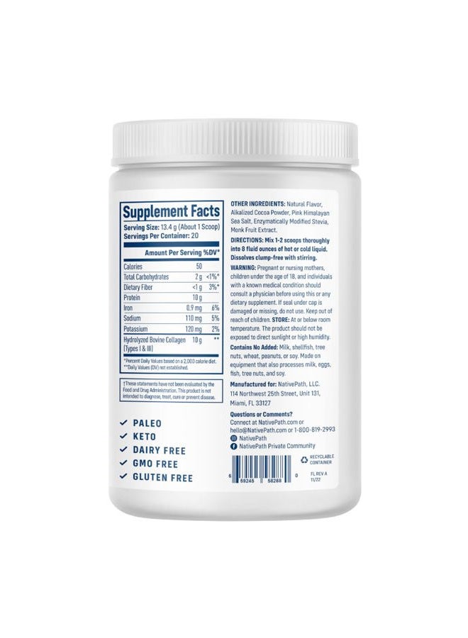 NativePath Collagen Peptides - Hydrolysed Collagen Type 1 & 3 Keto & Paleo Grass Food Protein Powder for Hair, Skin, Nails, Bones, Joints, Digestion and More - No Gluten or Dairy Products - Image 3