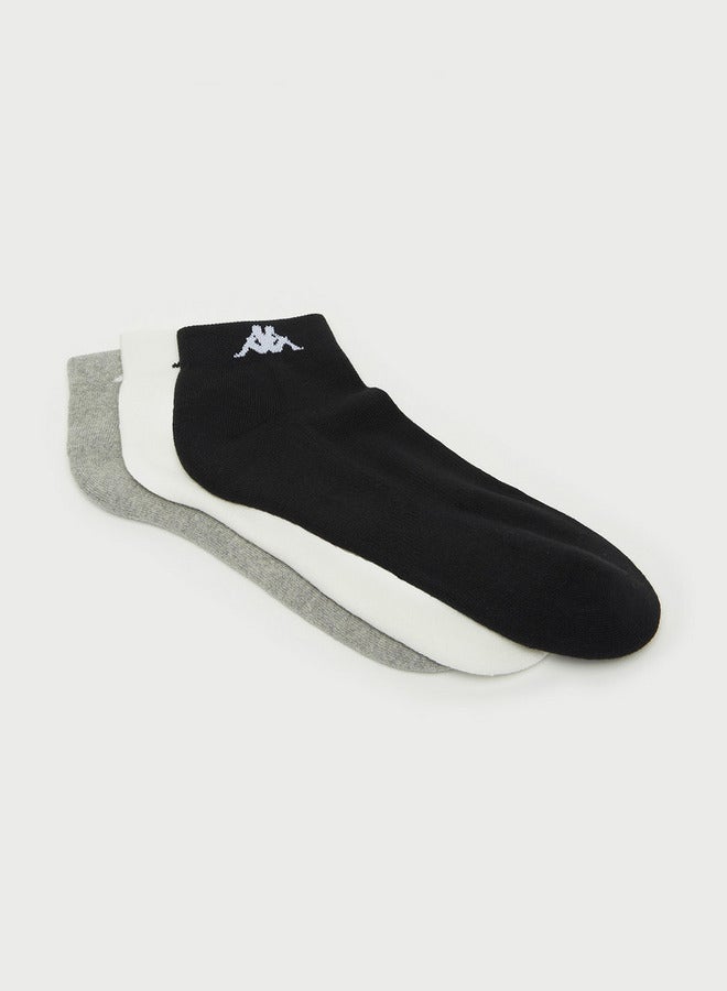Kappa Set of 3 - Kappa Assorted Ankle Length Socks with Antibacterial Protection - Image 2