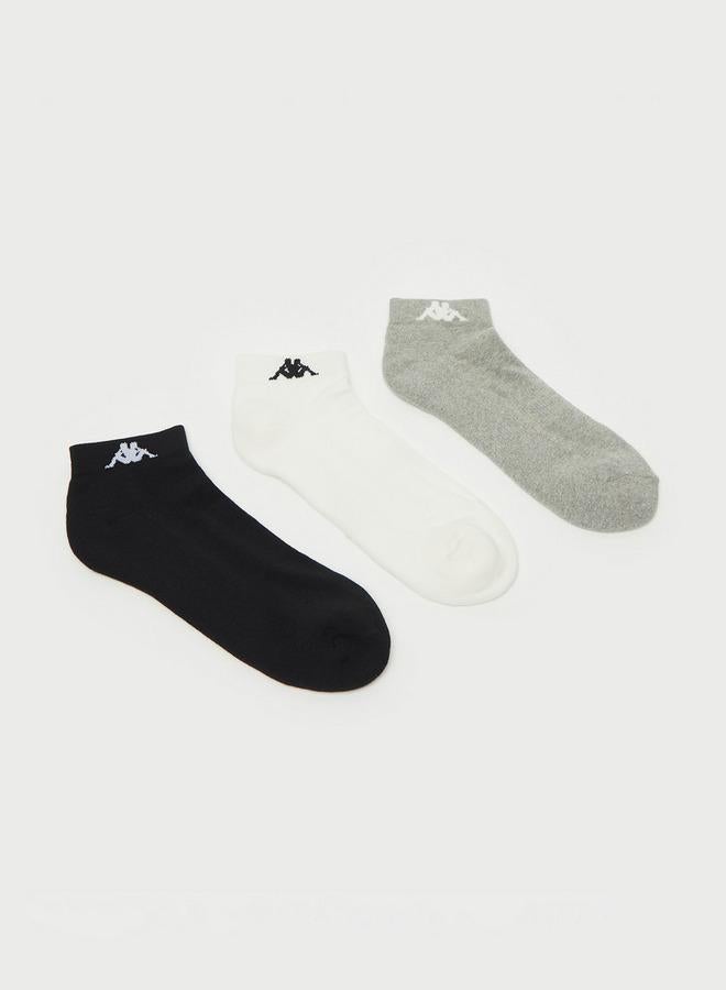 Kappa Set of 3 - Kappa Assorted Ankle Length Socks with Antibacterial Protection - Image 1