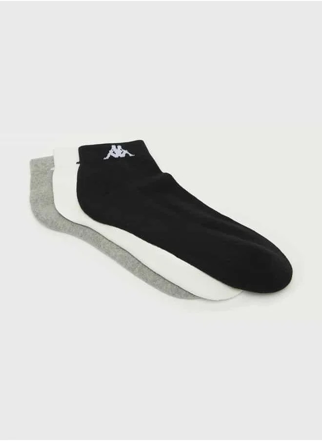 Kappa Kappa Assorted Ankle-Length Socks - Set of 3