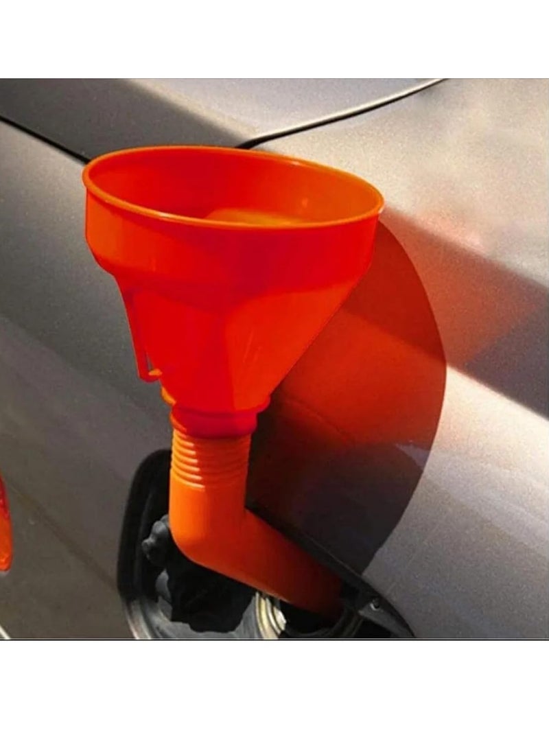 Generic Plastic gasoline filling funnel with removable hose suitable for car oil  - Image 1