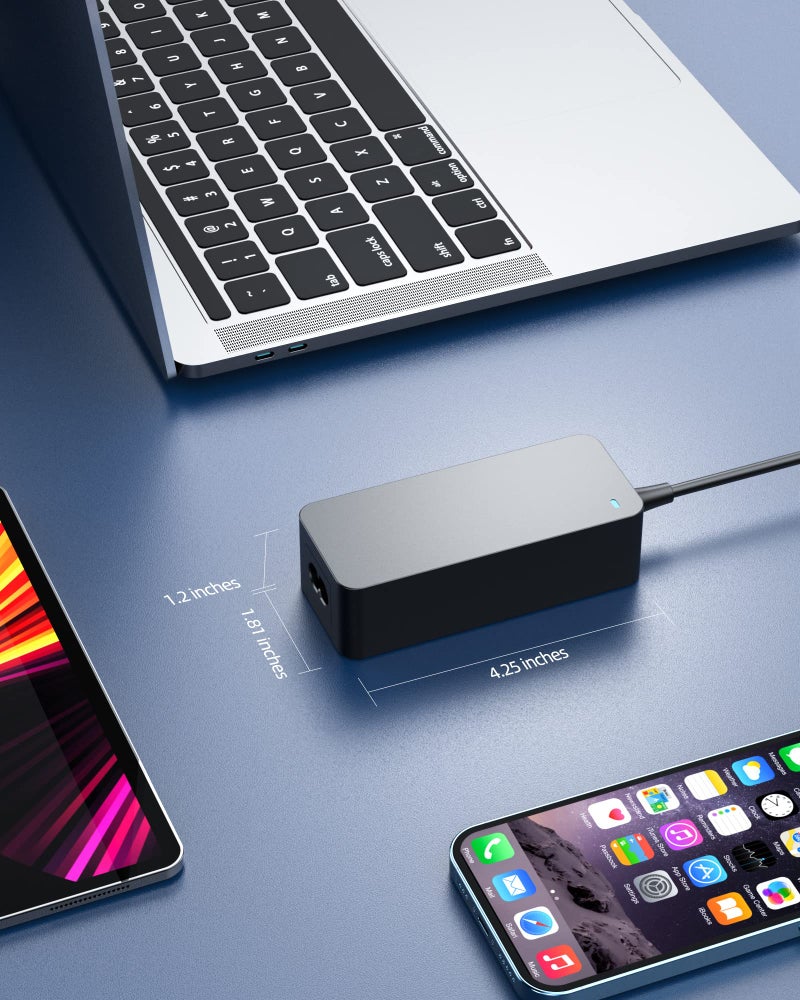 Superer 65W 45W AC Power Cord Fit for Dell Docking Station D1000 D3100 5M48M 452-BBPG 5RR7X Ultra HD 4K Triple Display Wireless Charger Adapter Supply Cable - Image 5