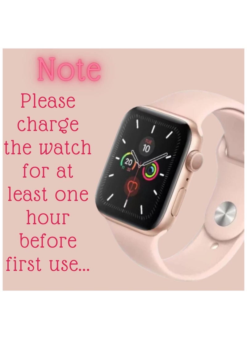 Generic - T500 Smart Watch Bluetooth Call/Music Player for IOS/Android (Pink) - Image 1