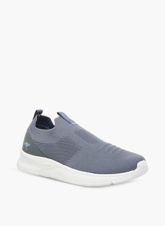 كانغاروس Women's Textured Slip-On Sports Shoes with Pull Tab