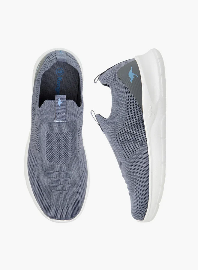 كانغاروس Women's Textured Slip-On Sports Shoes with Pull Tab