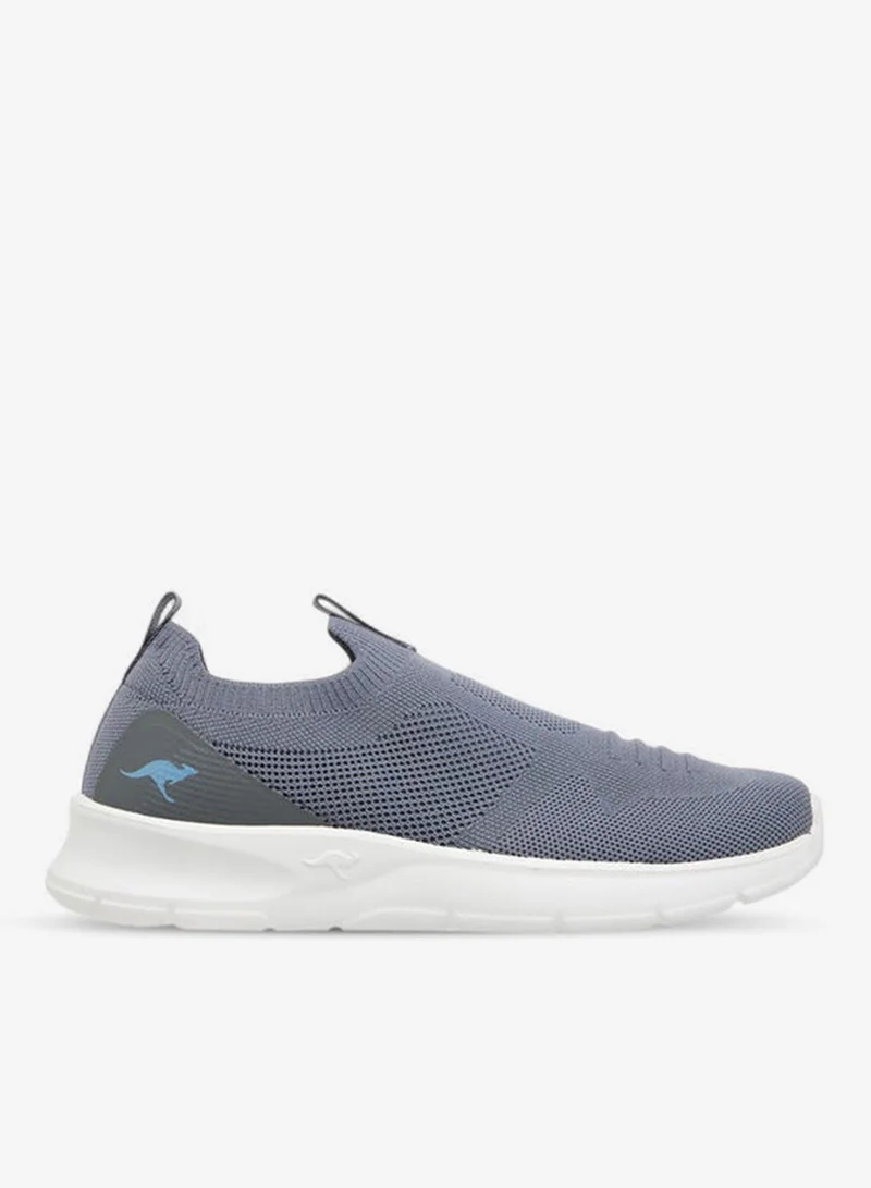 Women's Textured Slip-On Sports Shoes with Pull Tab