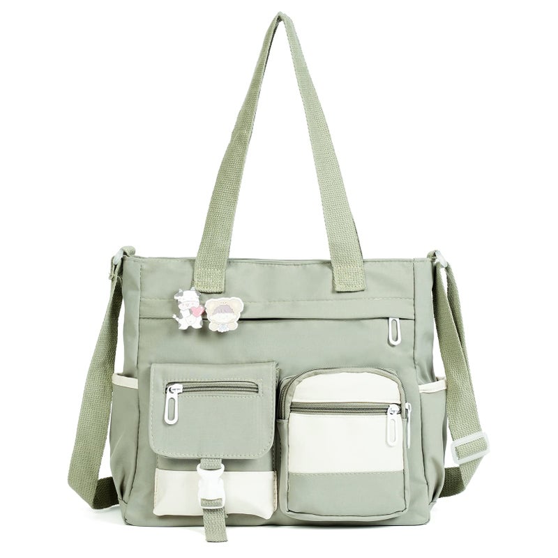 Phaoullzon Crossbody Cute Bag for Teens Kawaii Messenger Purse Nylon Shoulder Tote Bags - Image 1