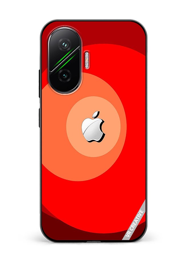 Protective Case Cover For Xiaomi Poco F7 Apple Design Multicolour