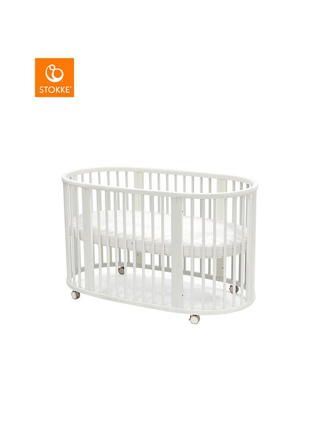STOKKE Sleepi Baby Bed Extension Convert Sleepi Mini Crib Into Sleepi Bed Suitable For Children Up To 3 Years Mattress Sold Separately Extends Bed To 127 Cm (50 Inches)White  - Image 1