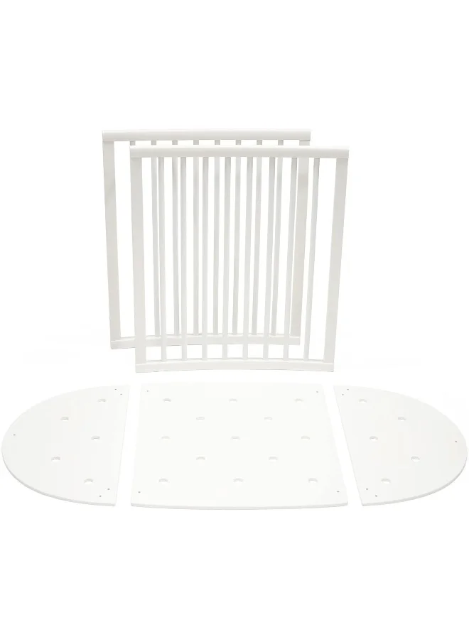 STOKKE Sleepi Baby Bed Extension Convert Sleepi Mini Crib Into Sleepi Bed Suitable For Children Up To 3 Years Mattress Sold Separately Extends Bed To 127 Cm (50 Inches)White
