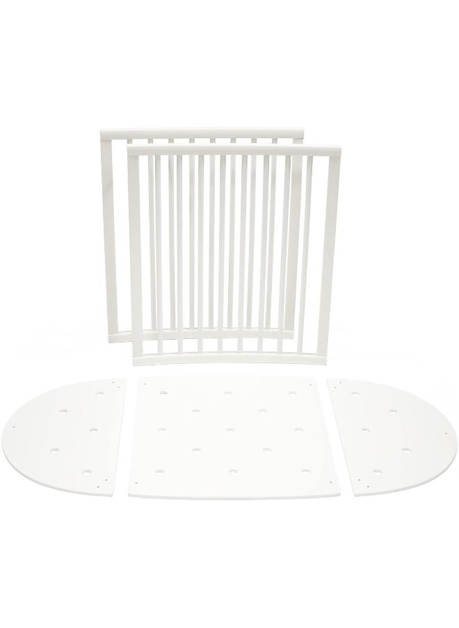 STOKKE Sleepi Baby Bed Extension Convert Sleepi Mini Crib Into Sleepi Bed Suitable For Children Up To 3 Years Mattress Sold Separately Extends Bed To 127 Cm (50 Inches)White  - Image 3