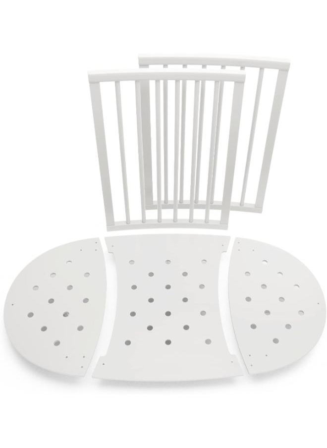 STOKKE Sleepi Baby Bed Extension Convert Sleepi Mini Crib Into Sleepi Bed Suitable For Children Up To 3 Years Mattress Sold Separately Extends Bed To 127 Cm (50 Inches)White  - Image 4