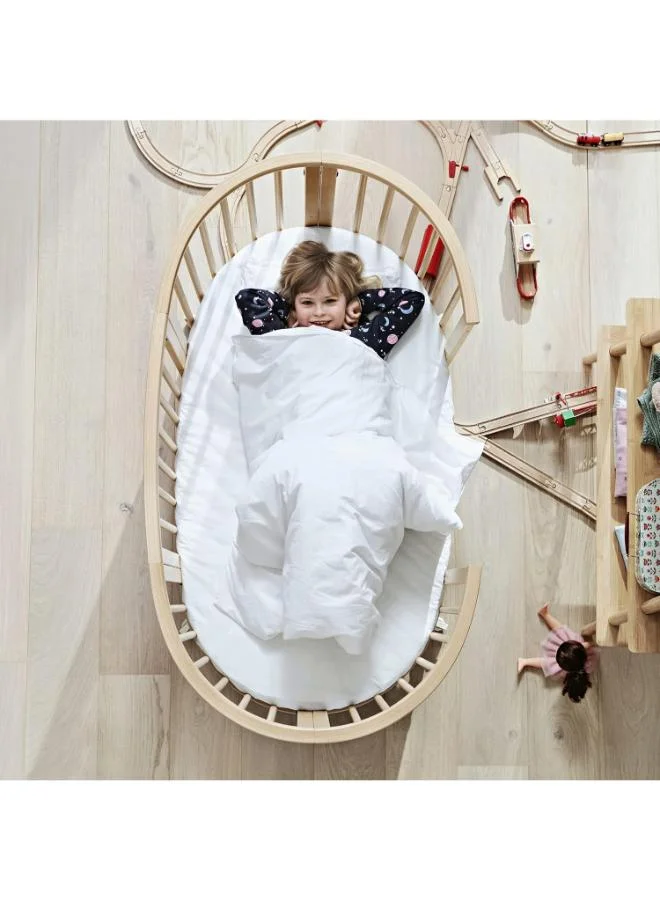 STOKKE Sleepi Baby Bed Extension Convert Sleepi Mini Crib Into Sleepi Bed Suitable For Children Up To 3 Years Mattress Sold Separately Extends Bed To 127 Cm (50 Inches)White
