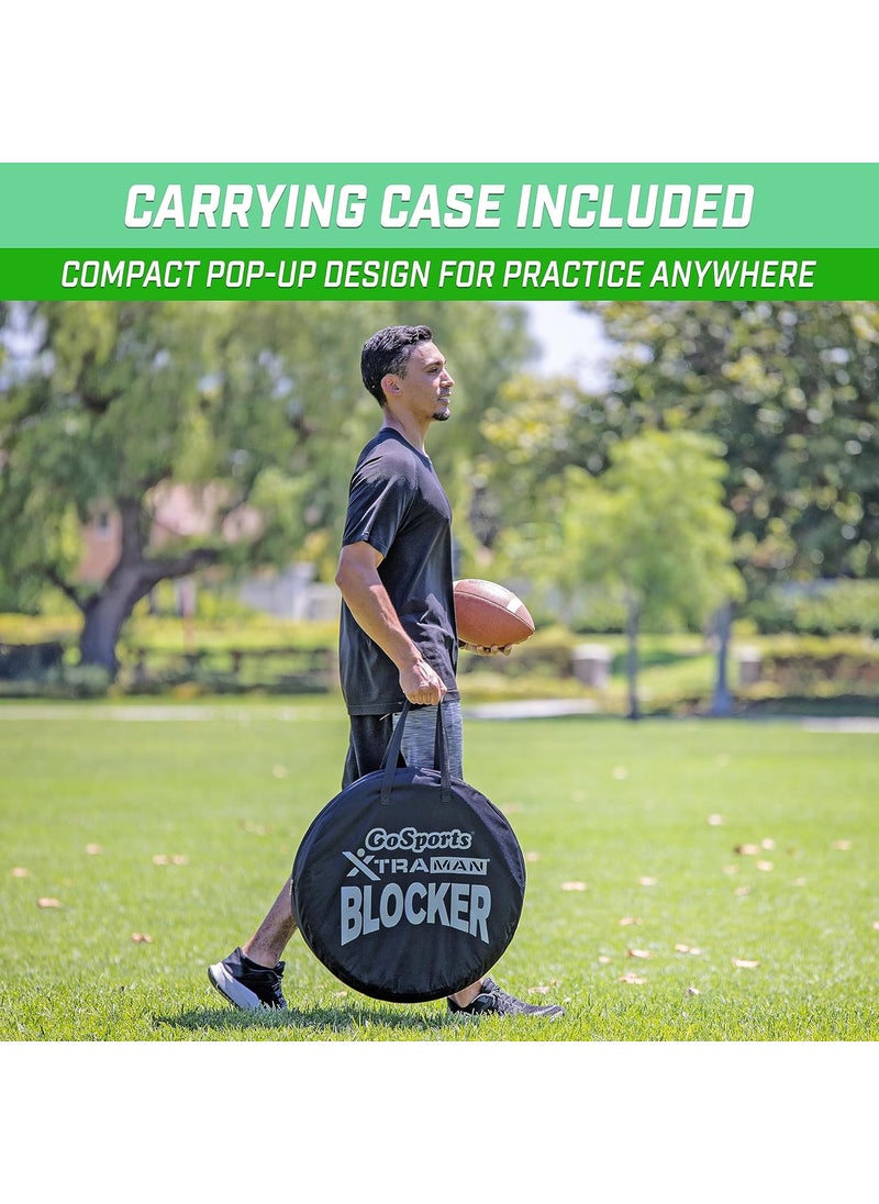 GoSports GoSports XTRAMAN PRO 46 XL Pop Up Defender 3 Pack  Heavy Duty MultiSport Blocking Dummy  Training Equipment for Basketball Football Soccer and More  - Image 5