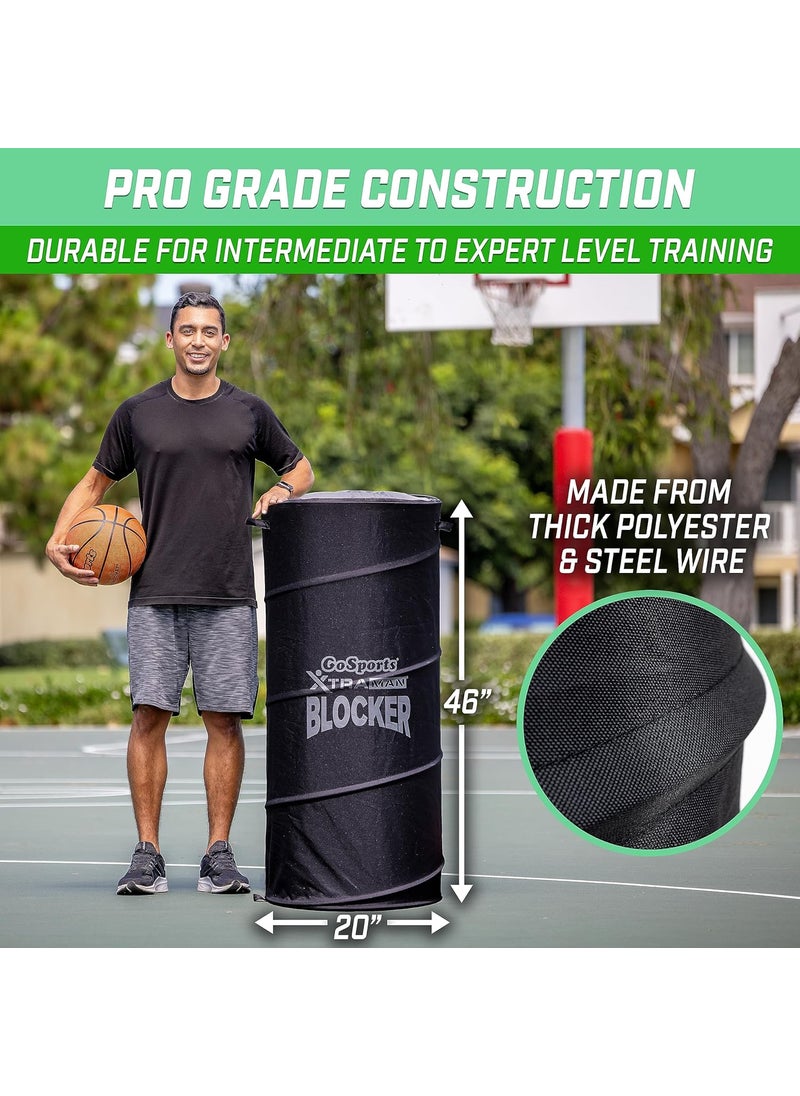 GoSports GoSports XTRAMAN PRO 46 XL Pop Up Defender 3 Pack  Heavy Duty MultiSport Blocking Dummy  Training Equipment for Basketball Football Soccer and More  - Image 3