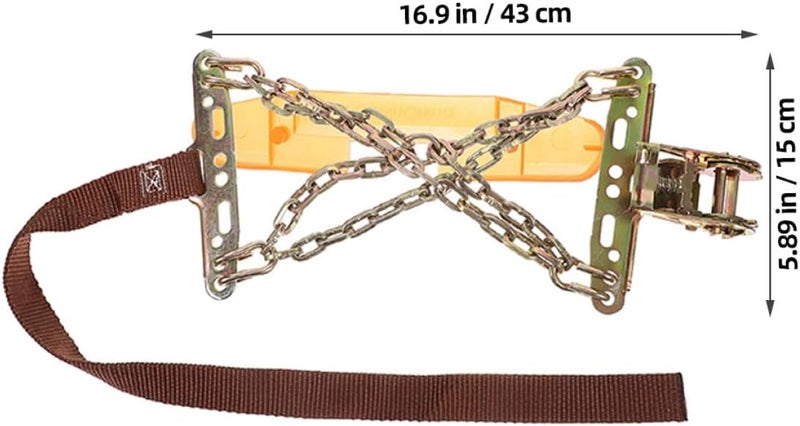 CHILDWEET 2pcs Car Tire Chains Anti-skid Reinforced Mud Snow Chains for Suv Pickup Trucks Universal Size 145-215 Winter Traction Accessories - Image 2