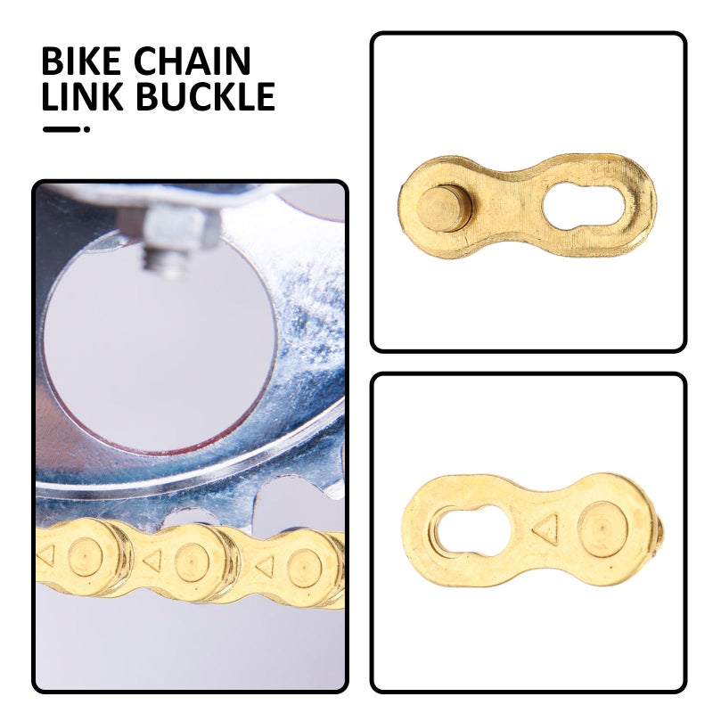 6 7 8 Speed Bike Chain Quick Link Kit 24pcs Steel Replacement Connectors - Image 4