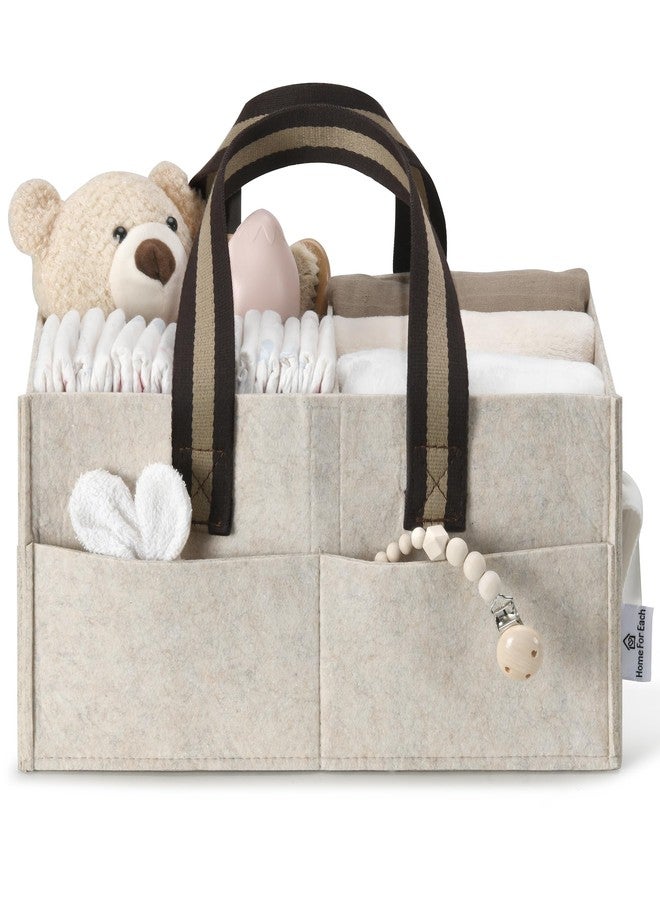 HOME FOR EACH Baby Diaper Caddy Organizer for Diaper Station, Newborn Essentials, Nursery Storage Basket, Baby Shower Gifts and Registry Must-Haves for Boy or Girl - Image 1