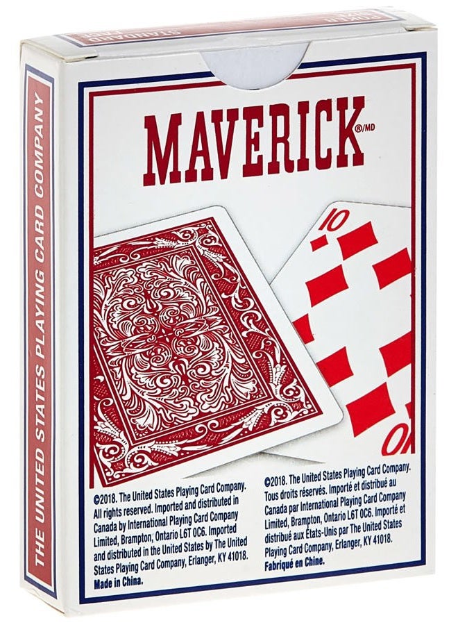 Maverick Standard Index Playing Cards, 1 Ct (Colors May Vary) - Image 2