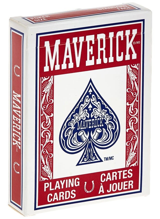 Maverick Standard Index Playing Cards, 1 Ct (Colors May Vary) - Image 1