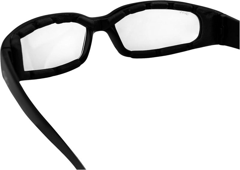 Global Vision نظارات ركوب الدراجات النارية padded من Global Vision Chicago 24 Sun Photochromic من الشفاف إلى الدخاني - Image 5