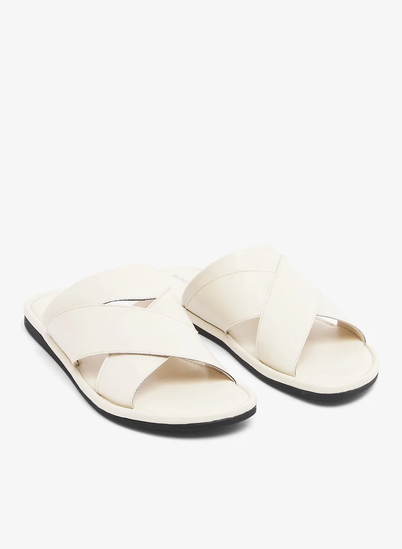 Robert Wood Casual Cross Strap Sandals