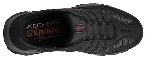 SKECHERS حذاء سكيشرز للرجال بعد الاحتراق M. Fit Ridgeburn سهل الارتداء باللون الأسود/الفحم - Image 5