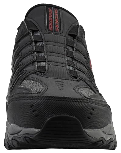SKECHERS حذاء سكيشرز للرجال بعد الاحتراق M. Fit Ridgeburn سهل الارتداء باللون الأسود/الفحم - Image 2