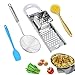 Worldity Worldity Stainless Steel Spaetzle Maker, Homemade Germany Spaetzle Noodle Maker with Comfortable Rubber Handle,  - Image 2