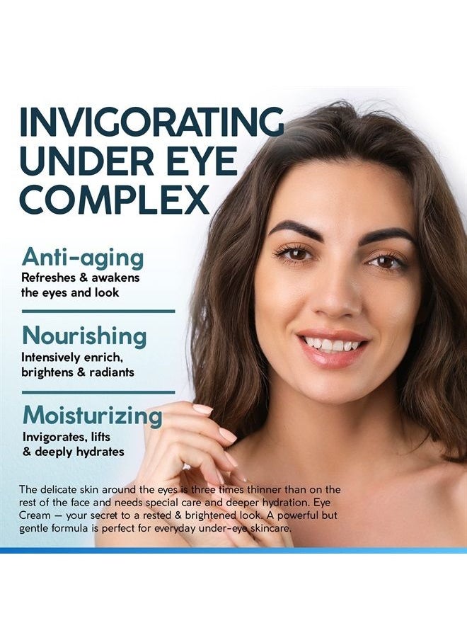 Nuvadermis - Caffeine Eye Cream - Retinol & Hyaluronic Complex - Anti Aging, 1.7 oz - Made in USA - Image 1