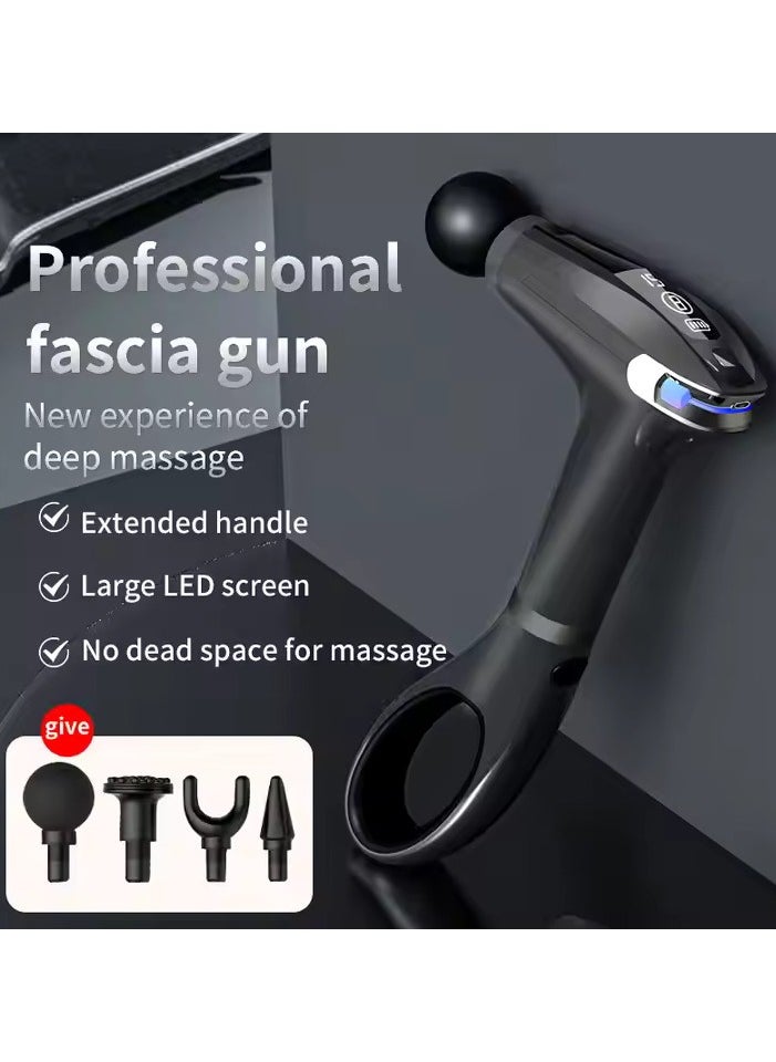 VIO Deep Tissue Massage Gun Percussion Massager with Extended Handle Myofascial Pain Relief Portable Rechargeable Deep Tissue Massager with Adjustable Speed for Muscle Recovery Pain Relief  - Image 3