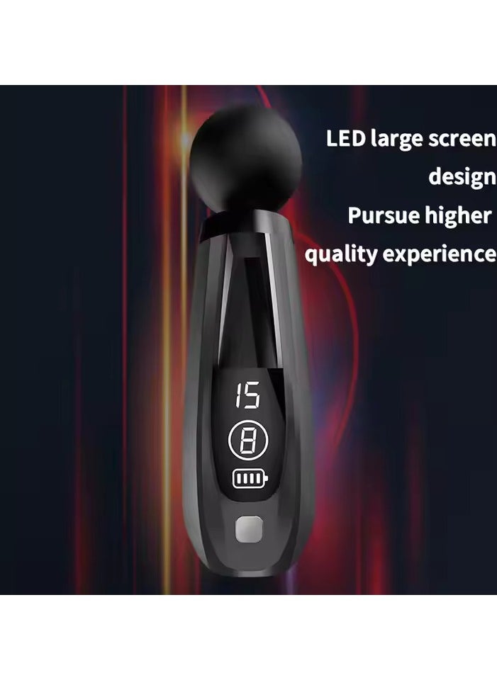 VIO Deep Tissue Massage Gun Percussion Massager with Extended Handle Myofascial Pain Relief Portable Rechargeable Deep Tissue Massager with Adjustable Speed for Muscle Recovery Pain Relief  - Image 5