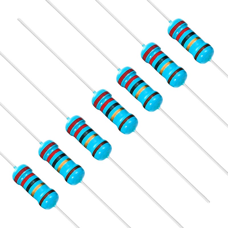 CHANZON 50pcs 1W 22 Ω ohm Metal Film Fixed Resistor 0.01 ±1% Tolerance 22R MF Through Hole Resistors Current Limiting Rohs Certificated - Image 1
