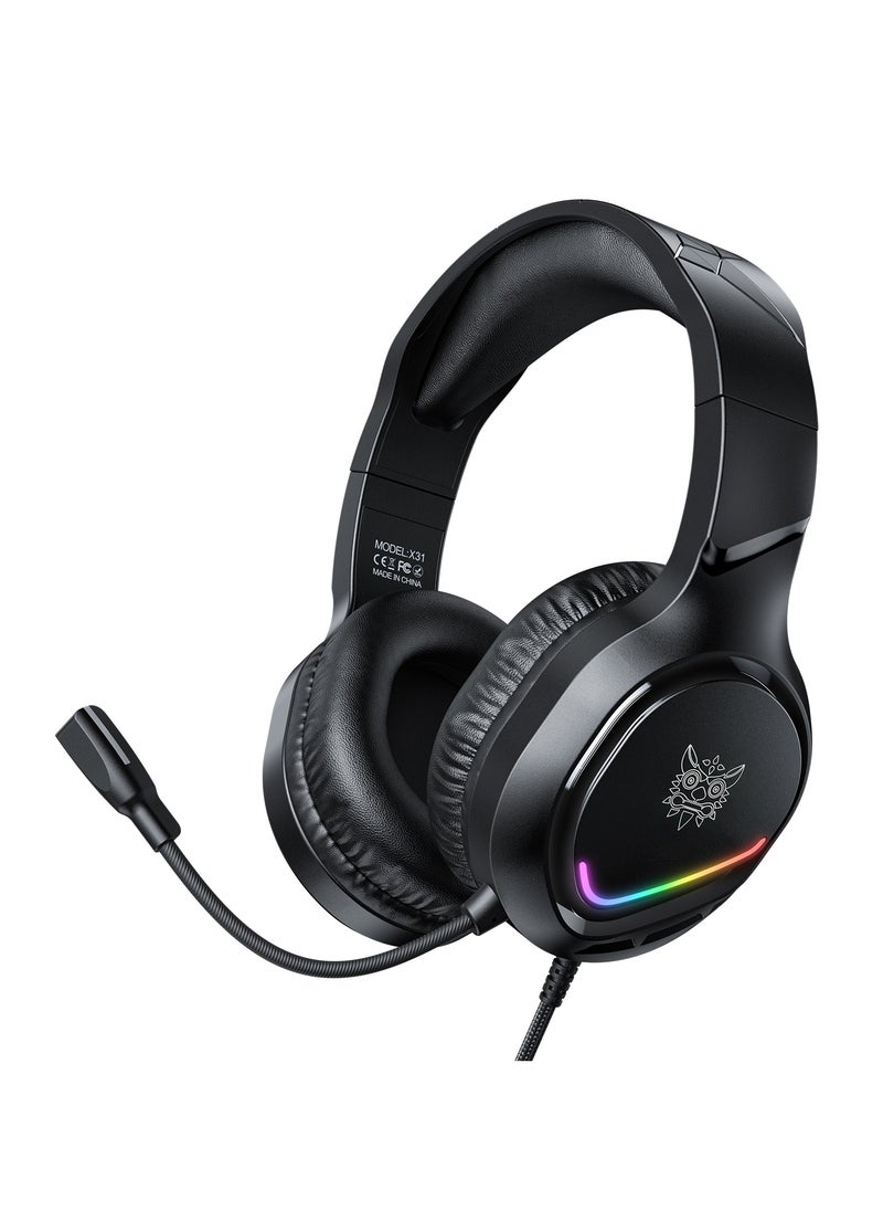 X31 Headset Gaming Headset Wired Headset Computer PS Gaming Headset