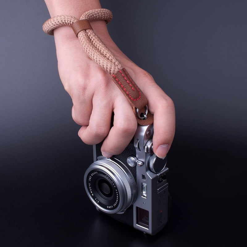 VKO Camera Wrist Strap,Hand Strap Lanyard for DSLR SLR Mirrorless Camera Rope Adjustable Safety Strap(Coffee) - Image 4