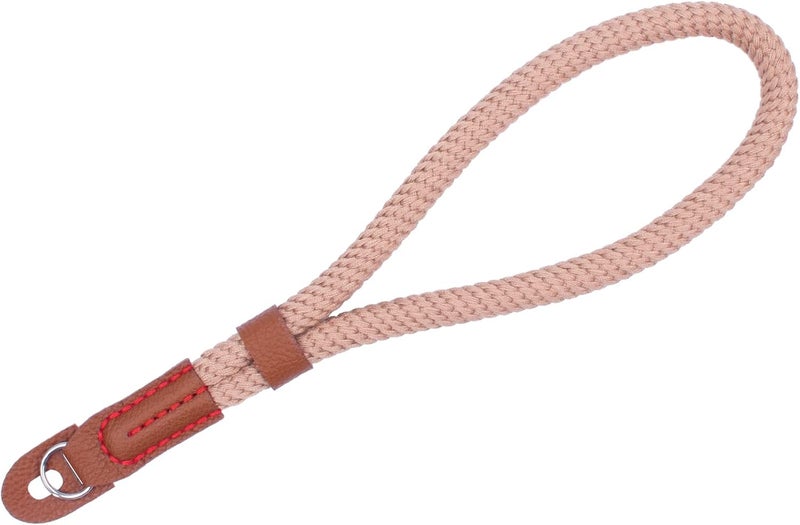 VKO Camera Wrist Strap,Hand Strap Lanyard for DSLR SLR Mirrorless Camera Rope Adjustable Safety Strap(Coffee) - Image 1