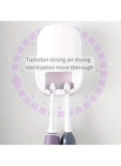 General Wall Mounted Portable Rechargeable UV Toothbrush Sterilizer Case，Portable UV Toothbrush Cover, Travel Toothbrush Case Both Electric And Manual Toothbrushes  - Image 2