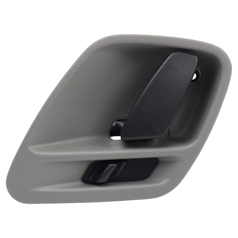 TRQ Driver Side Interior Door Handle Gray Housing with Black Lever Compatible with 19992004 Jeep Grand Cherokee