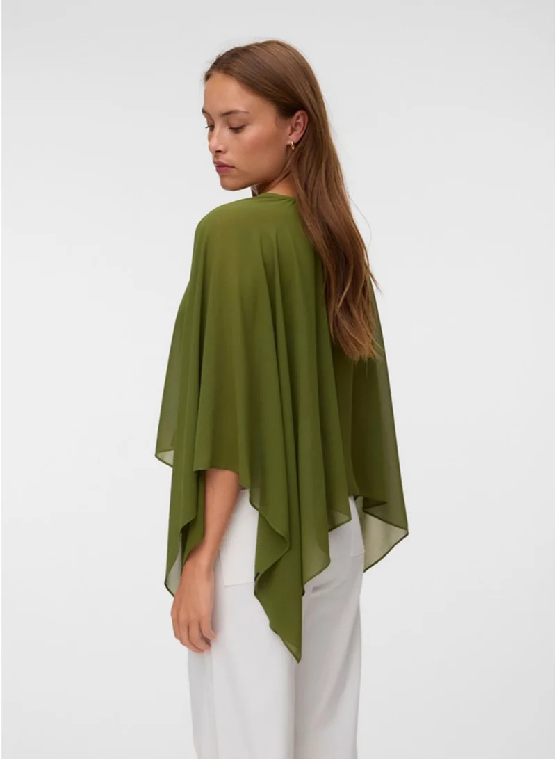 فيرو مودا Women's VMADALYN Cape Woven Top