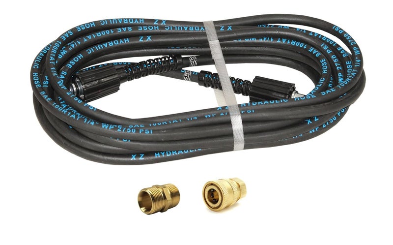 Digital Craft Hydraulic Pressure Washer Hose Pipe 2750PSI M2215 14mm High Pressure Washer Hose Spray Water Hydraulic Pressure Washer Pipe 8MTRPipe Joint Connector M22Quick Connector