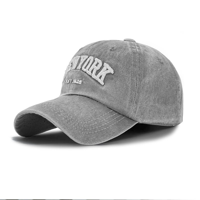 New Washed Coating Baseball Cap Adjustable Fashion Unisex Coffee - Image 5