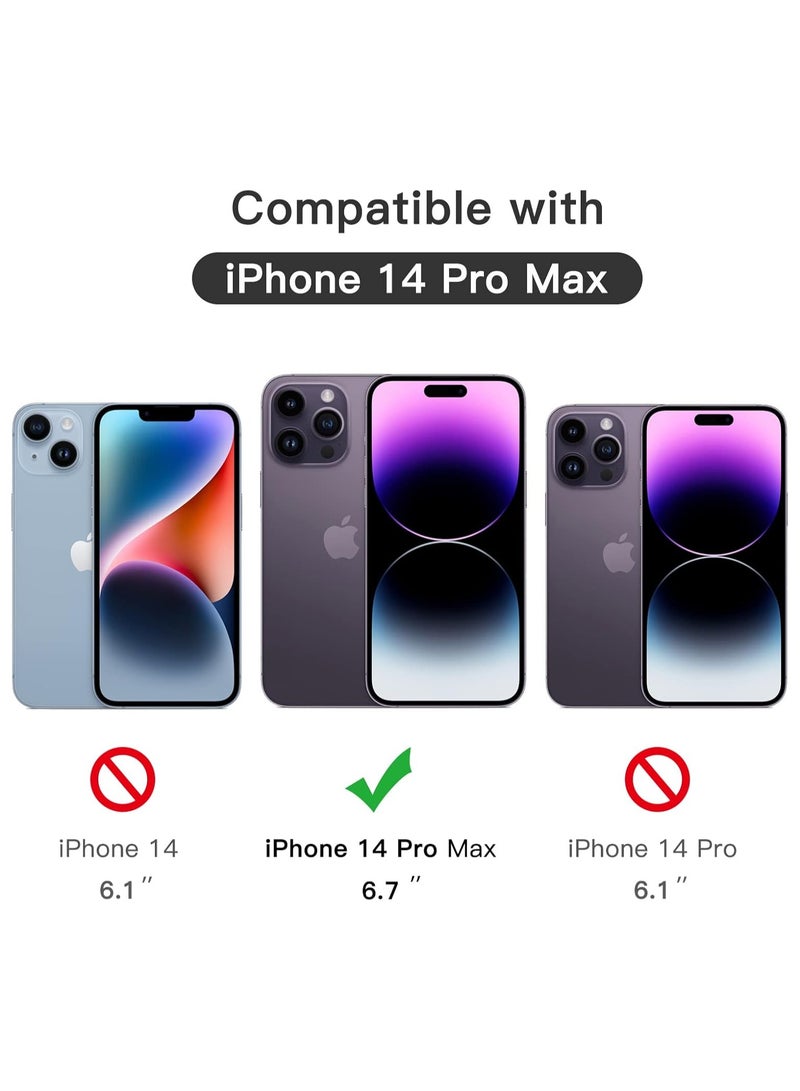 ARMOR Tempered Glass Screen Protector Black Edge for Apple iPhone 14 Pro Max Clear Durable Daily Use Protective Film - Image 2