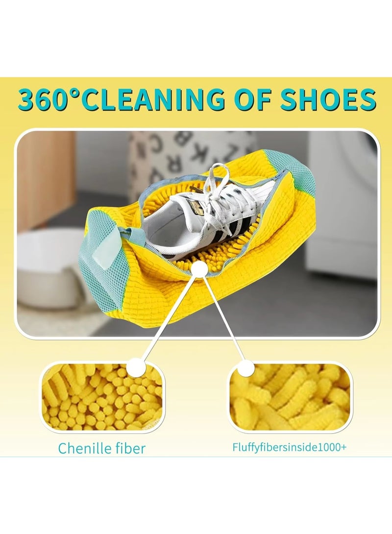 حقيبة غسيل الأحذية للغسالة، حقيبة محمولة للعناية بالأحذية، حقيبة غسيل أحذية، حقيبة تنظيف عميق للأحذية، حقيبة غسيل أحذية قابلة لإعادة الاستخدام لجميع أنواع الأحذية وأحجامها - Image 4