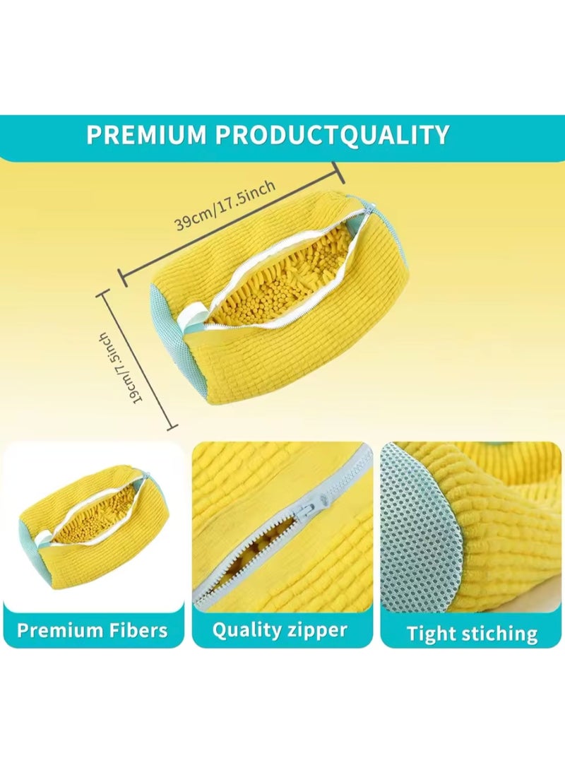 حقيبة غسيل الأحذية للغسالة، حقيبة محمولة للعناية بالأحذية، حقيبة غسيل أحذية، حقيبة تنظيف عميق للأحذية، حقيبة غسيل أحذية قابلة لإعادة الاستخدام لجميع أنواع الأحذية وأحجامها - Image 2