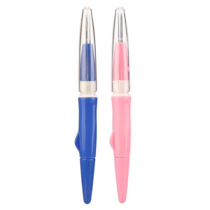 Felting Needles 3 Fine Needles Ergonomic Handle Plastic Metal DIY Tufting Tool for Delicate Projects - Image 1