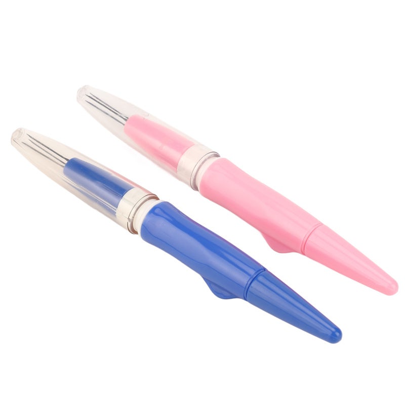Felting Needles 3 Fine Needles Ergonomic Handle Plastic Metal DIY Tufting Tool for Delicate Projects - Image 4