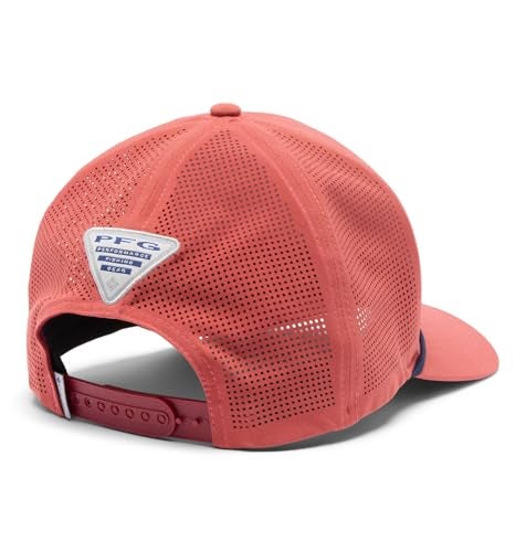 Columbia Unisex Tidal Pursuit 3D Stretch Snap Back Dusty CrimsonFish Circle Red Fish One Size - Image 3