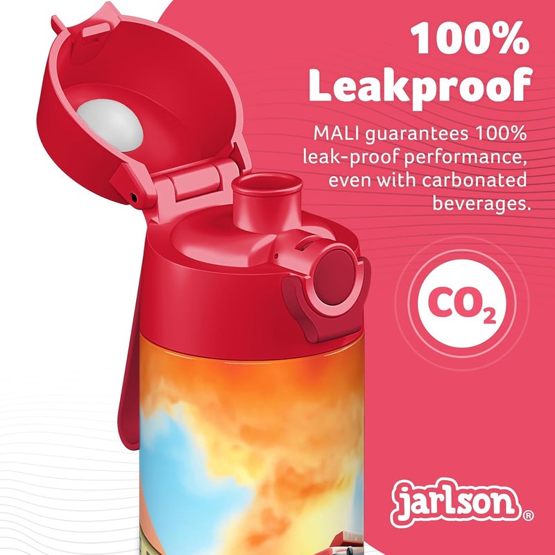Jarlson قارورة الشرب الفولاذية المقاومة للصدأ للأطفال مالي من جارلسون® [قارورة ترمس] - قارورة شرب أطفال مقاومة للتسرب - ترمس مناسب للمشروبات الغازية - قارورة شرب للمدرسة والحضانة - Image 5