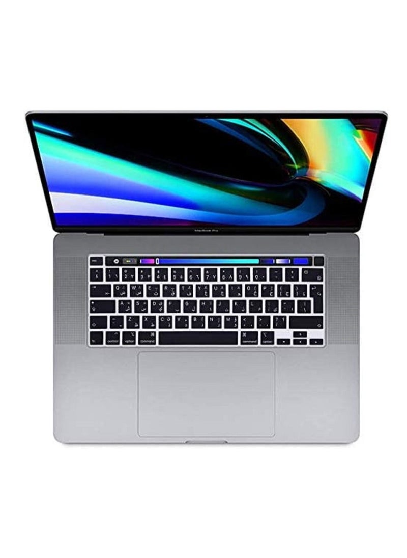 AMM Arabic English Keyboard Cover MacBook Pro 13-Inch 2020 Model A2289/A2251 UK Layout Protector Arabic English Keyboard Cover for MacBook Pro 16-Inch Model A2141 2019 Black  - Image 3