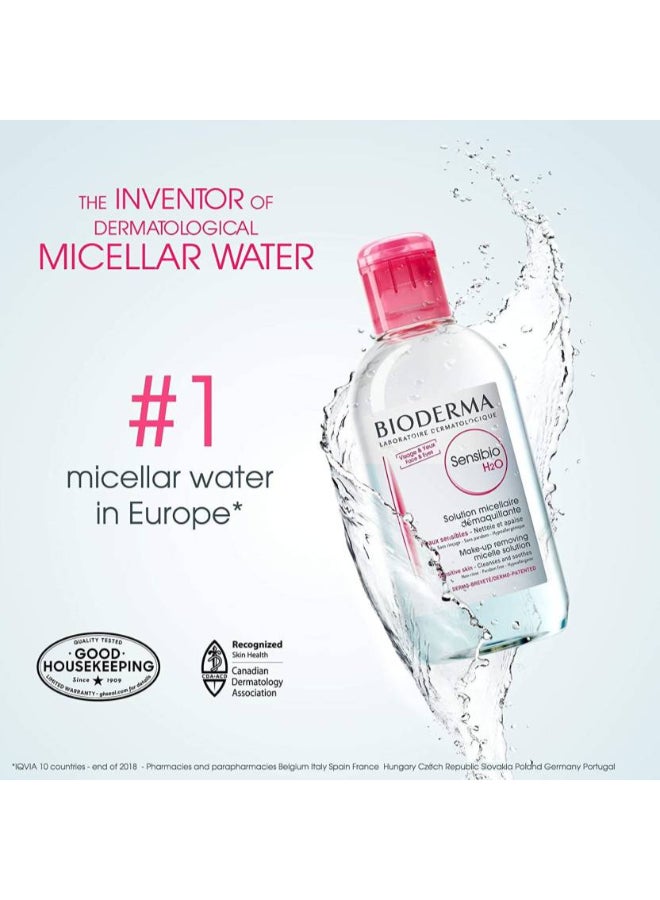 Bioderma 2-Piece Sensibio H2O Make Up Remover Set Clear - Image 2